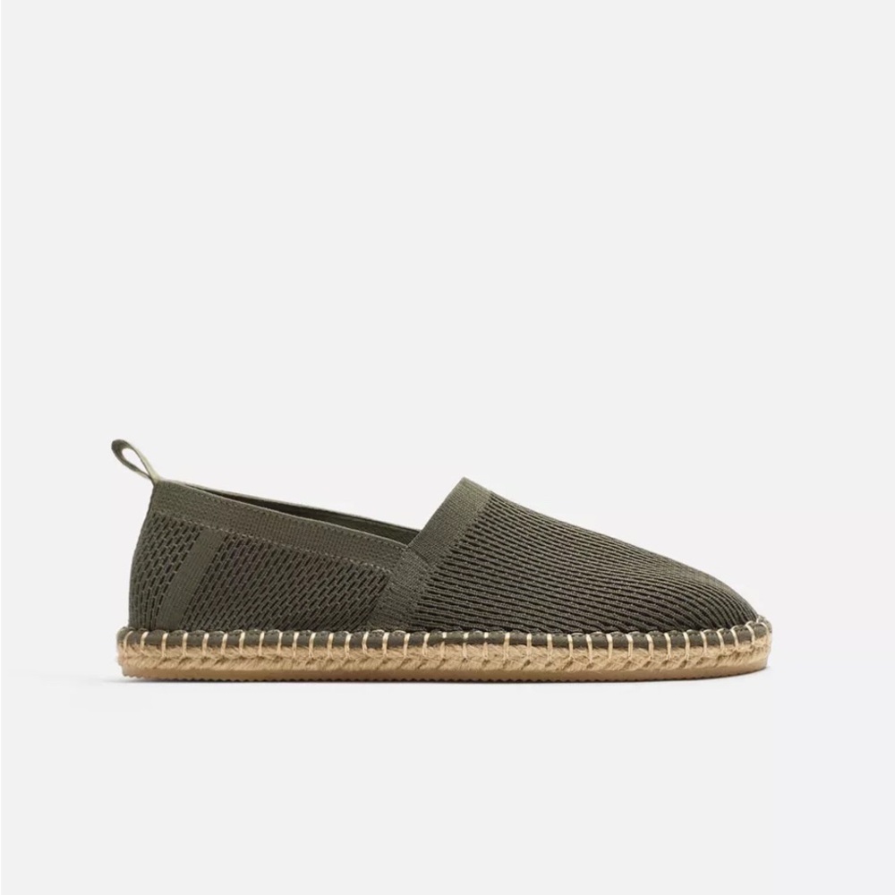 Zara Olive Green Loafers